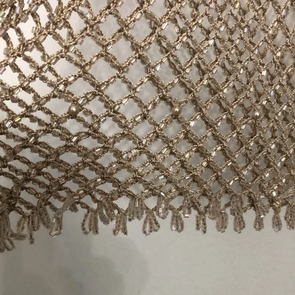 Sparkling GANTOS Vintage Beaded Vest Top Large - Picture 6 of 10